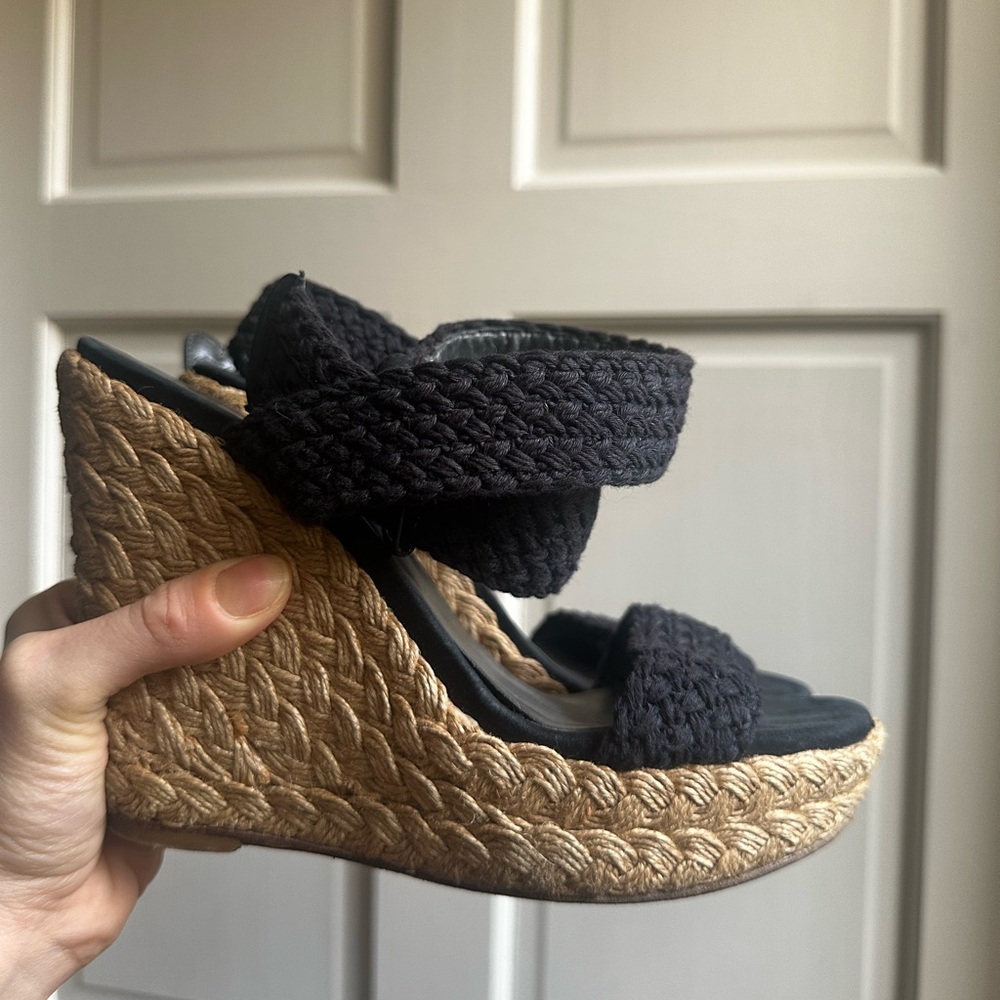 Black Wedge by Stuart Weitzman